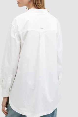 Camisa relaxed em algodão biológico - Branco