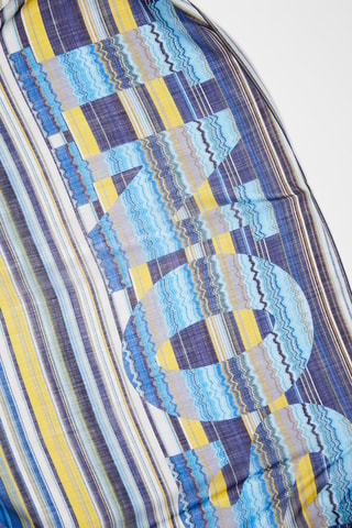 Echarpe en laine et soie Multicolore