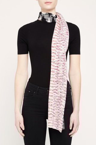 Echarpe Blanc et rose