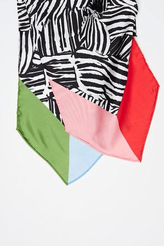 Foulard en soie Noir et blanc
