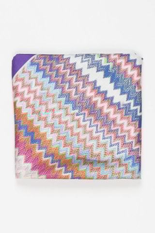 Foulard en soie Blanc et violet