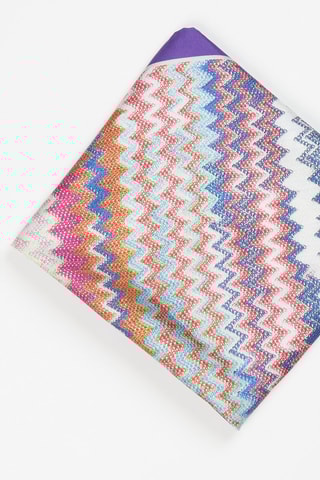 Foulard en soie Blanc et violet