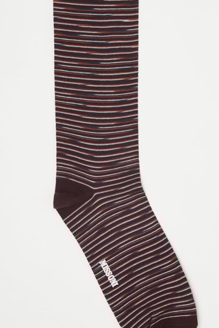 Chaussettes hautes Marron foncé
