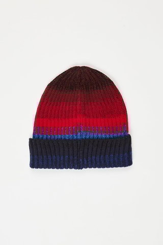 Bonnet en laine Rouge et bleu