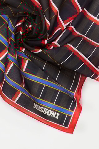 Foulard Noir et rouge