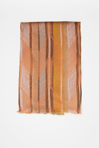 Foulard Marron clair et vert
