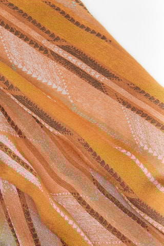 Foulard Marron clair et vert