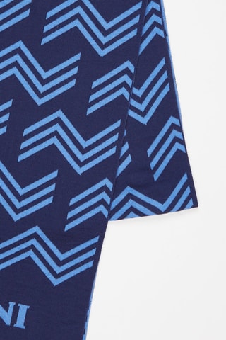 Echarpe en laine 
Bleu