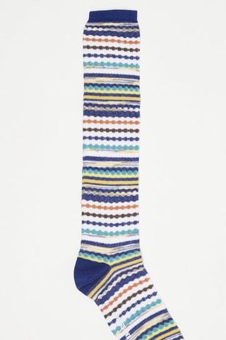Chaussettes hautes Ecru