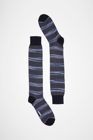 Chaussettes Gris et bleu
