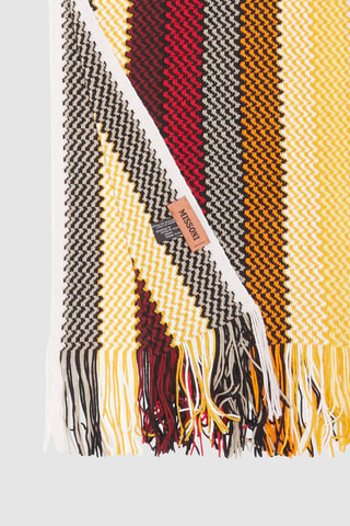 Echarpe en laine Jaune et rouge