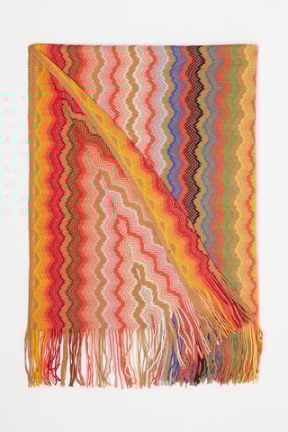 Echarpe en laine Beige et jaune
