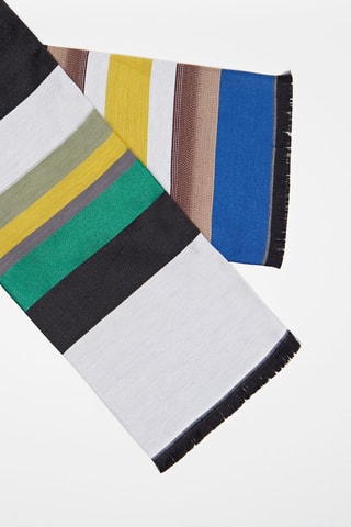 Foulard en soie Blanc