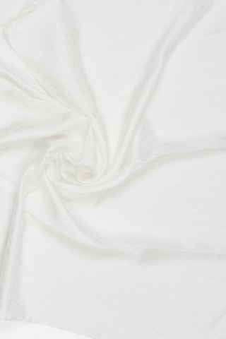 Foulard en soie Blanc