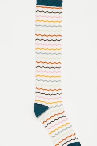 Chaussettes Blanc et orange