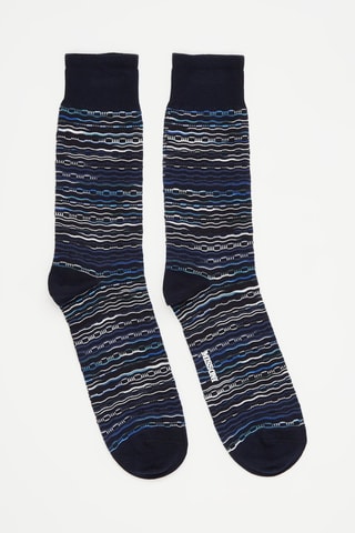 Chaussettes Bleu marine et blanc