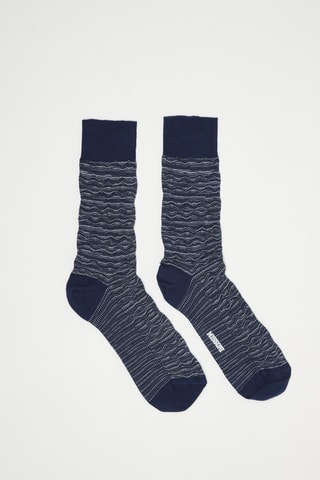Chaussettes Bleu marine et blanc