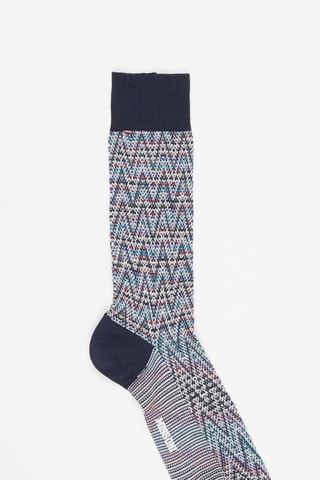 Chaussettes Bleu marine et blanc