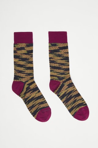 Chaussettes en laine Fuchsia