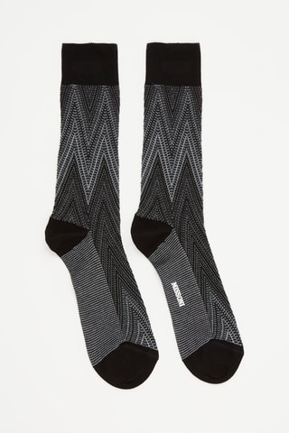 Chaussettes Noir et gris foncé