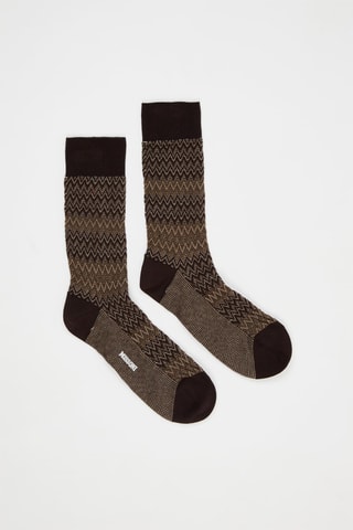 Chaussettes Marron et noir