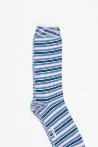 Chaussettes Bleu nuit et blanc