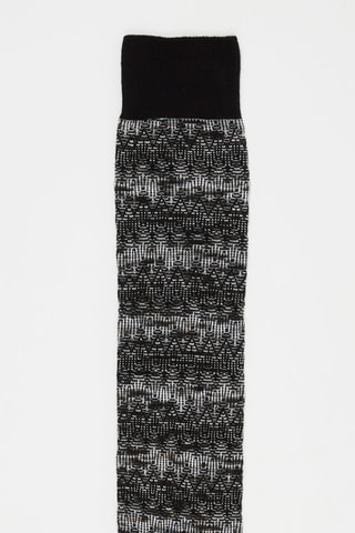 Chaussettes hautes Noir et gris