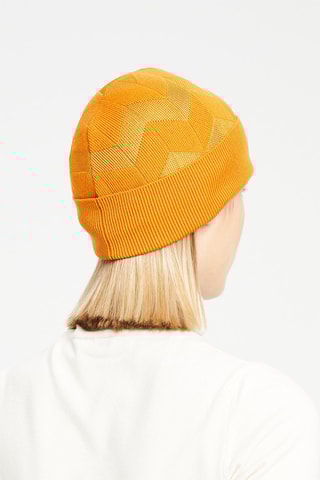 Bonnet en laine Orange et jaune