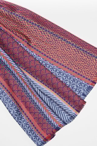 Foulard Bleu clair et bordeaux