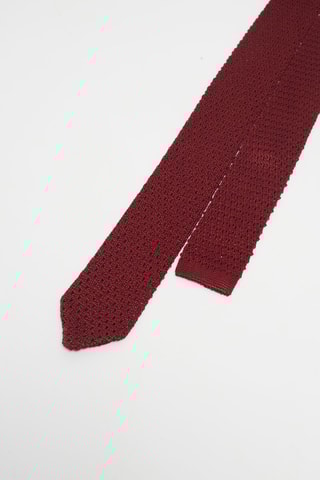 Cravate en soie Rouge
