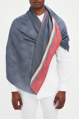 Etole Gris chiné et corail