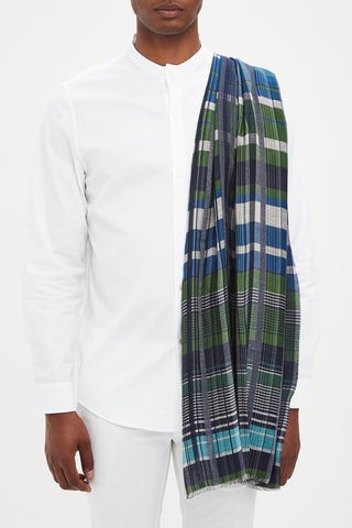 Etole Gris foncé chiné et vert