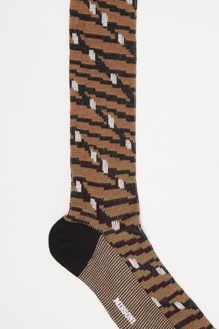 Chaussettes hautes Marron