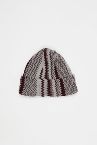Bonnet Gris clair et noir