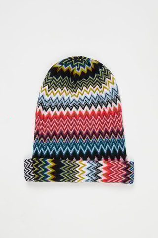Bonnet en laine Vert et rouge
