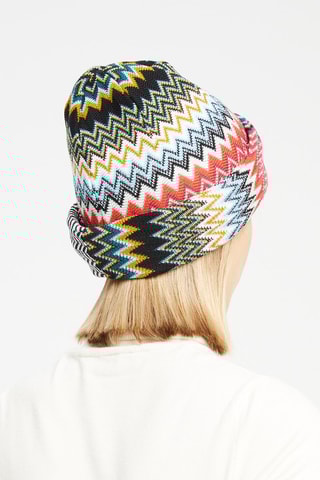 Bonnet en laine Vert et rouge