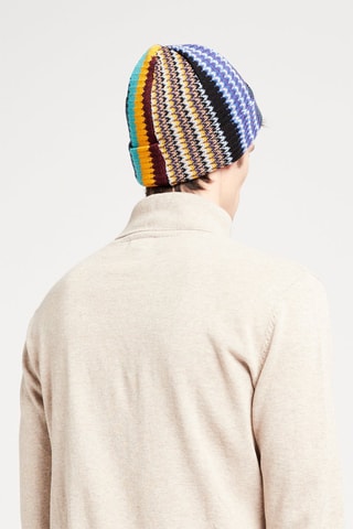 Bonnet en laine Bleu électrique