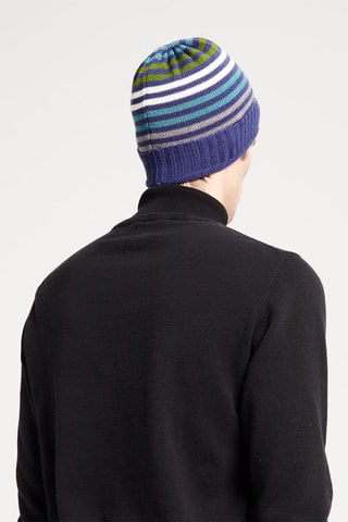 Bonnet en laine Bleu