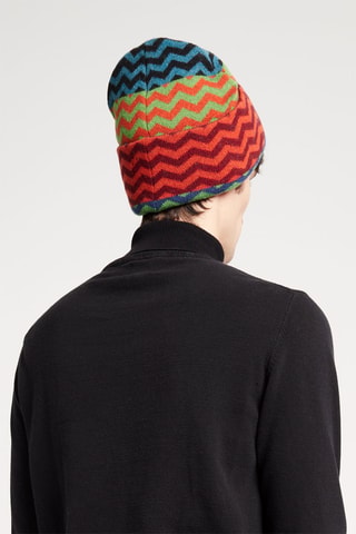 Bonnet en laine Bleu canard