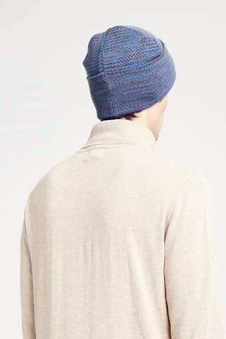 Bonnet en laine Bleu canard