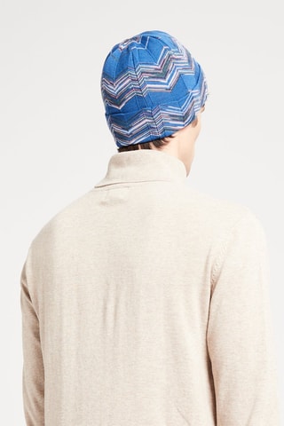 Bonnet en laine Bleu canard