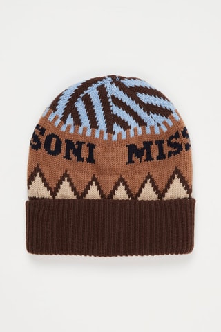 Bonnet en laine Marron