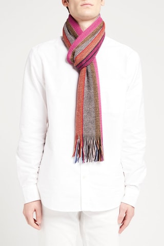 Echarpe en laine Bordeaux