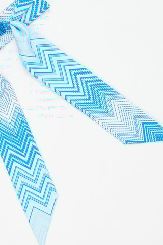 Bandeau en soie Bleu roi