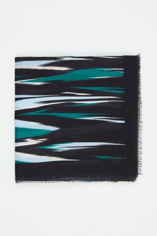 Carré - Noir et vert foncé