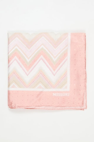 Foulard en soie - Rouge et blanc
