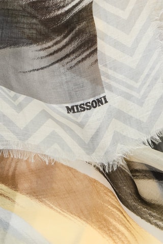 Foulard - Beige et noir