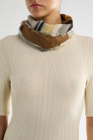 Foulard - Beige et noir