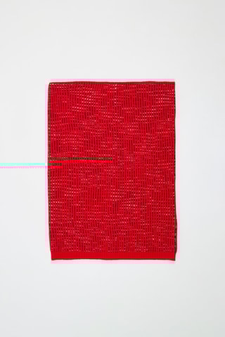 Snood en laine - Rouge