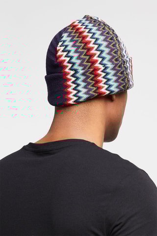 Bonnet en laine Multicolore